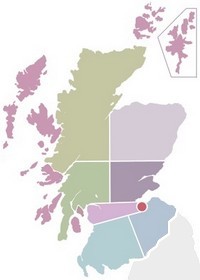 map of Scotland