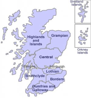 Scotland map